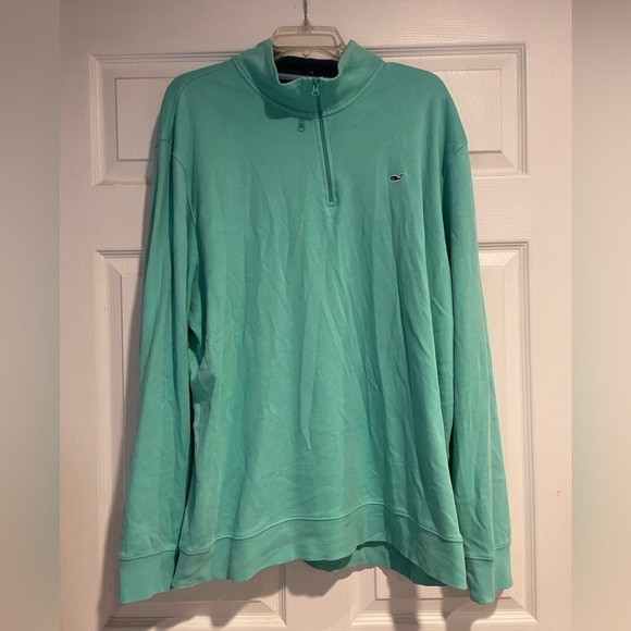 Vineyard Vines 100% Pima cotton quarter zip sweatshirt men’s size 2XL - Picture 1 of 4